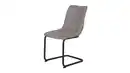 Bild 1 von Schwingstuhl vintage grau Freischwinger Microfaser - JENNY