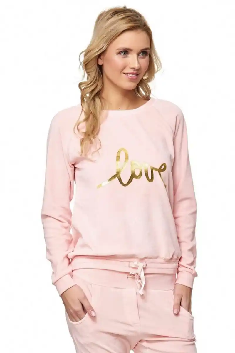 Bild 1 von Decay Sweatshirt mit goldenem LOVE-Aufdruck