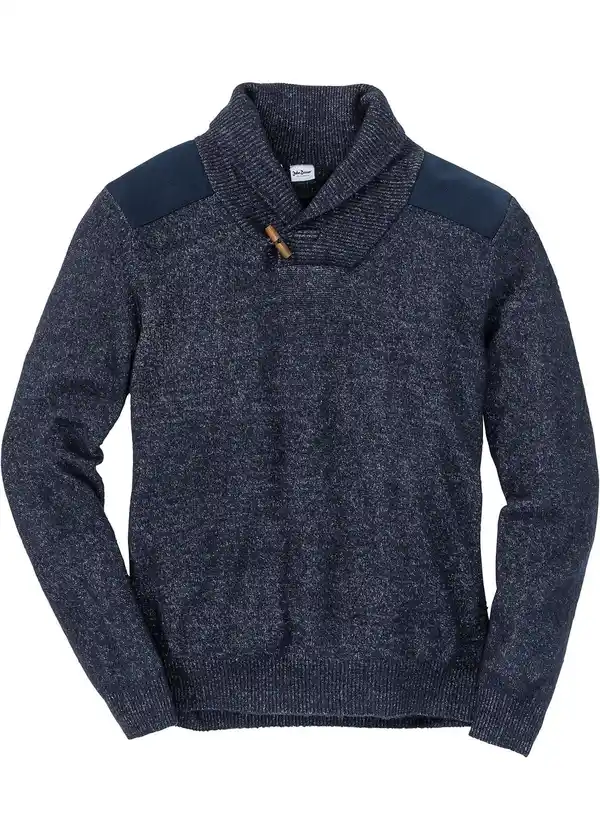 Bild 1 von Pullover mit Schalkragen, 44/46 (S), Blau