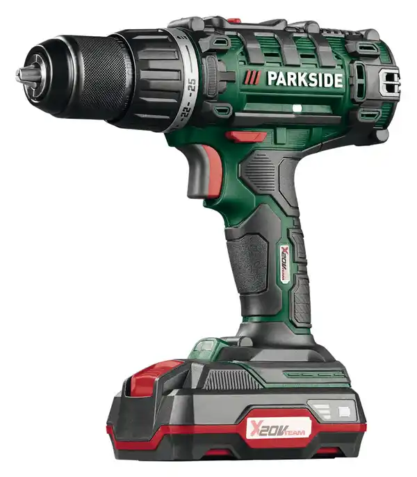 Bild 1 von PARKSIDE® Akku-Bohrschrauber 20 V »PABS 20-Li G8« + 2 Akkus