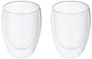 Thermogläser »Cappuccino«, 2-St.-Packg.