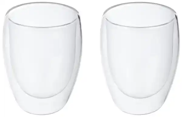 Bild 1 von Thermogläser »Cappuccino«, 2-St.-Packg.