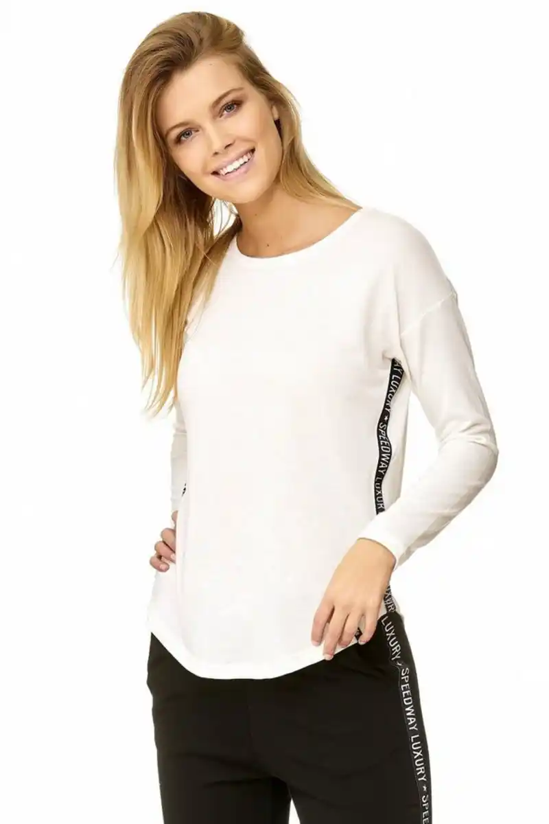 Bild 1 von Decay Langarmshirt mit schwarzen Seitenstreifen