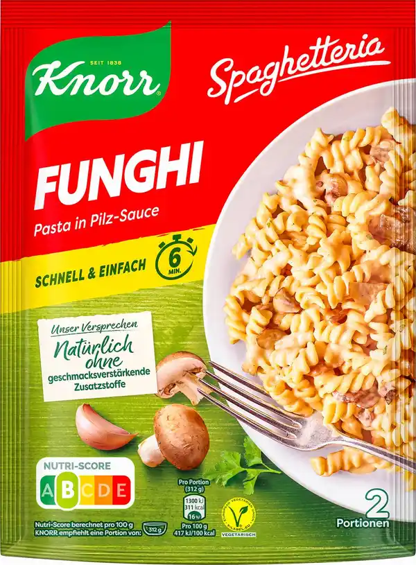 Bild 1 von KNORR Pasta-Gericht, 121 - 163-g-Beutel