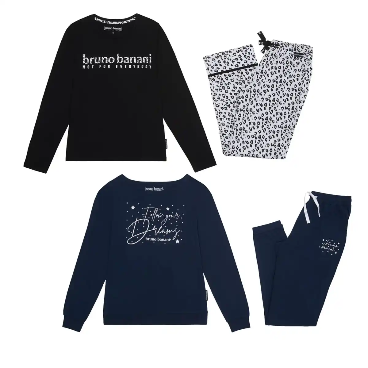 Bild 1 von BRUNO BANANI Damen-Pyjama, 2-teilig