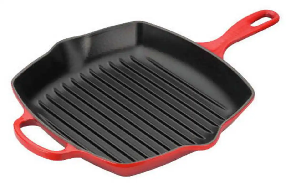 Bild 1 von LE CREUSET Grillpfanne 26cm Kirschrot SIGNATURE, Metall