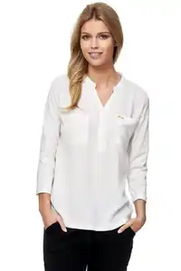 Decay Klassische Bluse mit modischem V-Ausschnitt
