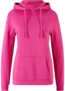 Basic Kapuzensweatshirt, 40/42, Pink