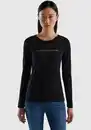 Bild 1 von United Colors of Benetton Langarmshirt in vielseitig einsetzbarer Optik