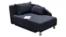 Bild 1 von Einzelsofa 157 cm Recamiere blau Schlaffunktion - REUBEN