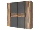 Bild 1 von Kleiderschrank Old Wood - grau - 200 cm - KALIXTUS