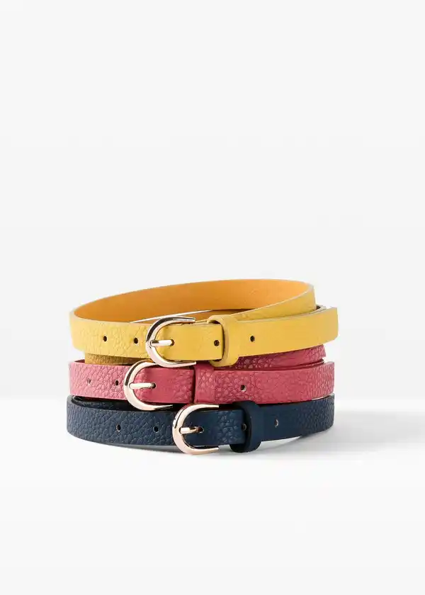 Bild 1 von Gürtel (3er Pack), 100, Pink