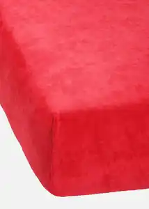 Nicki Spannbettlaken, 1 (100/200 cm), Rot