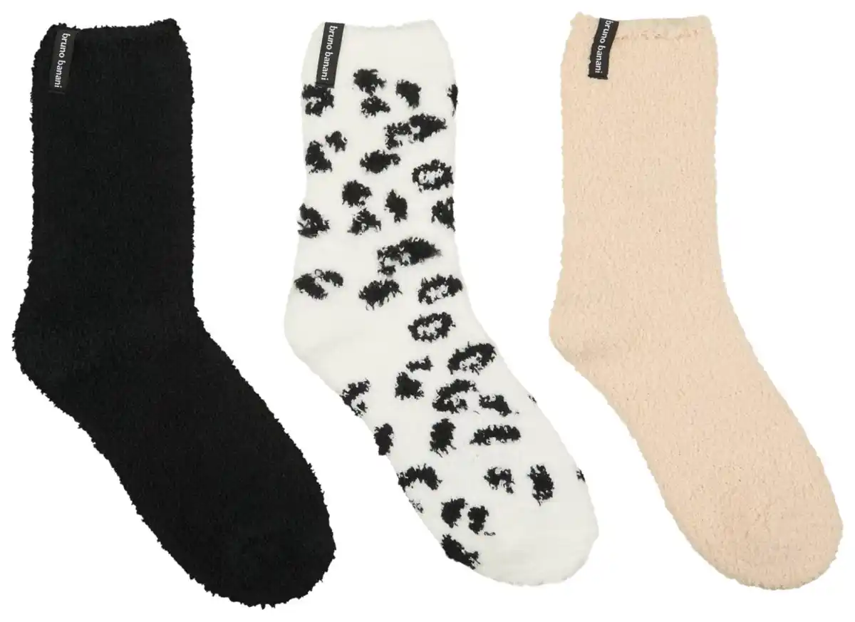 Bild 3 von BRUNO BANANI Damen-Kuschelsocken, 3 Paar