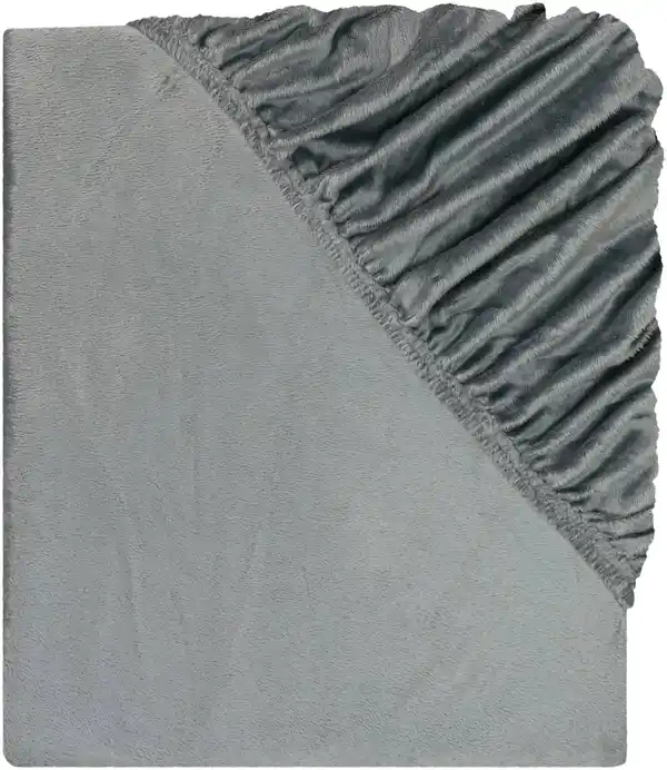 Bild 3 von LIV&BO® Plüsch-Spannbettlaken ca. 180 - 200 x 200 cm