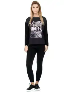 Decay Langarmshirt mit verschiedenen Animal-Prints
