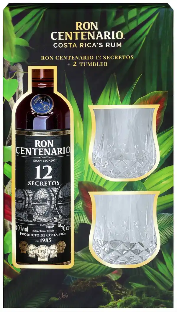 Bild 1 von RON CENTENARIO 12 Secretos Rum, 0,7-l-Fl.