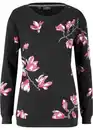 Bild 1 von Sweatshirt mit Blumendruck, locker geschnitten, 40/42, Schwarz