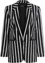 Bild 1 von Bedruckter Blazer, 42, Schwarz
