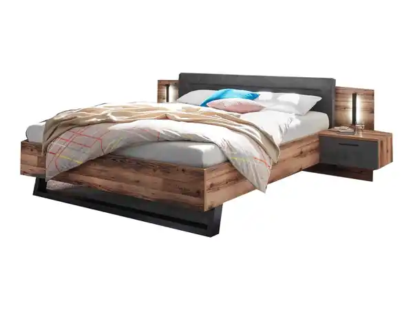 Bild 1 von Bettanlage 180 x 200 cm Alpine Lodge - Betonoxid - SARNIA