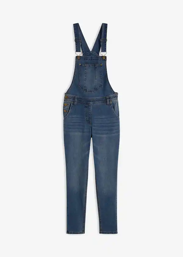 Bild 1 von Boyfriend Jeans Mid Waist, Latzhose, 38, Blau