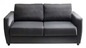 Schlafsofa mit Schlaffunktion dunkelgrau 176 x 74 cm - MÜRITZ