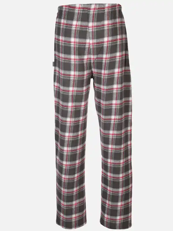 Bild 2 von Herren Pyjamahose aus Flanell Rot