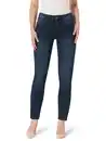 Bild 1 von Damen Jeans 5- Pocket Straight Slim Fit Blau