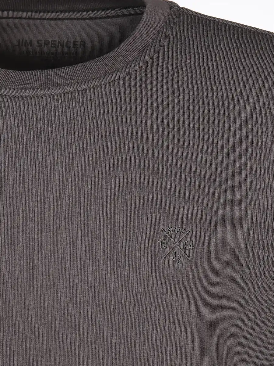 Bild 3 von Herren Sweatshirt mit Stickerei Grau