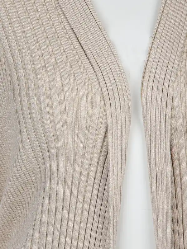 Bild 3 von Damen Ripp-Cardigan Beige