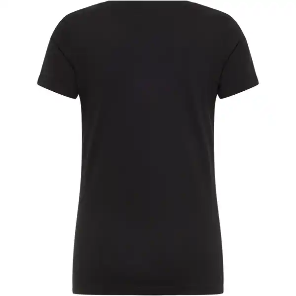 Bild 2 von Damen Shirt mit Frontprint Schwarz