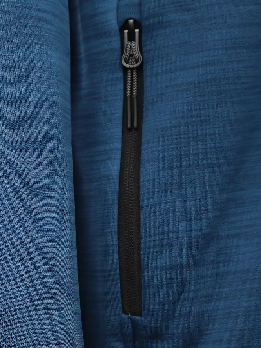 Bild 4 von Herren Fleece Jacke meliert Türkis