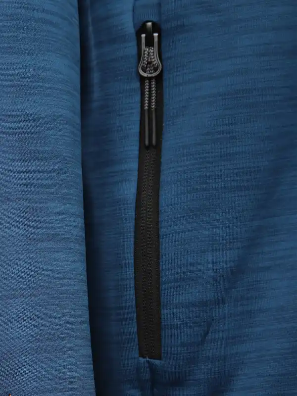 Bild 4 von Herren Fleece Jacke meliert Türkis