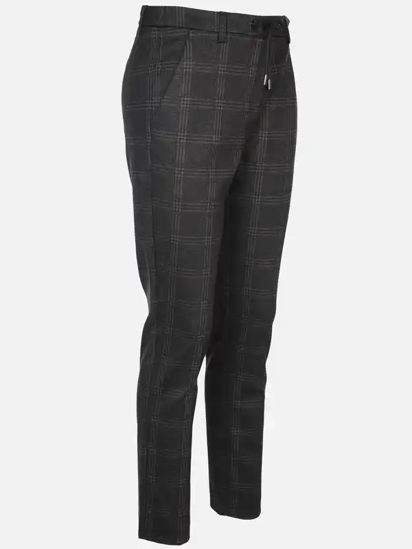 Bild 3 von Damen Stoffhose mit Print Schwarz