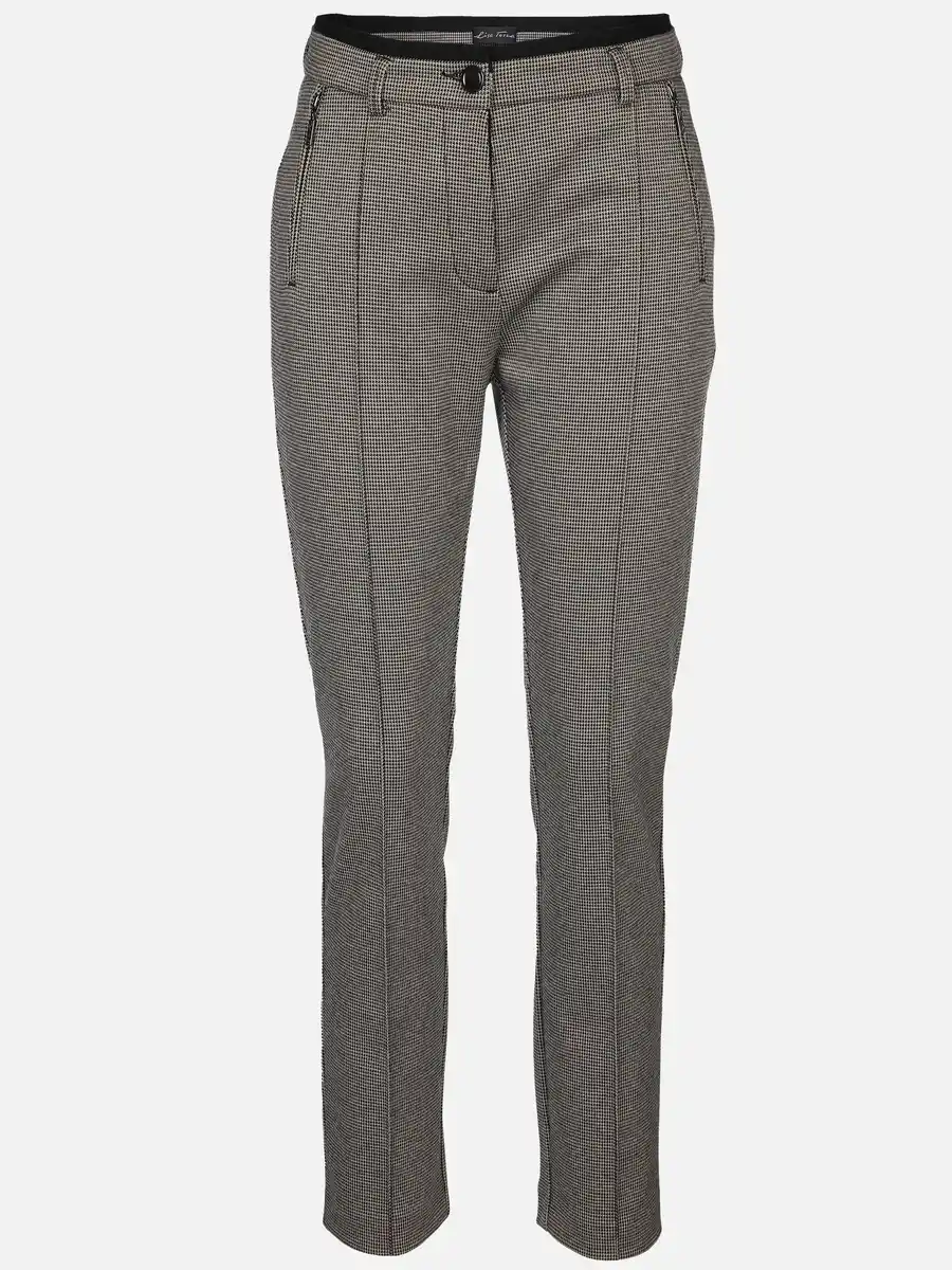 Bild 1 von Damen Hose im Minimalprint Braun