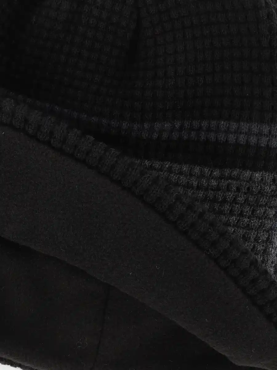 Bild 3 von Herren Struktur Mütze Schwarz