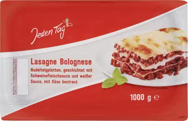 Bild 1 von Jeden Tag Lasagne Bolognese