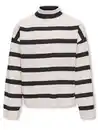 Bild 1 von Only Kids KOGAMA LS STRIPE LOOS Strefenpullover Weiß