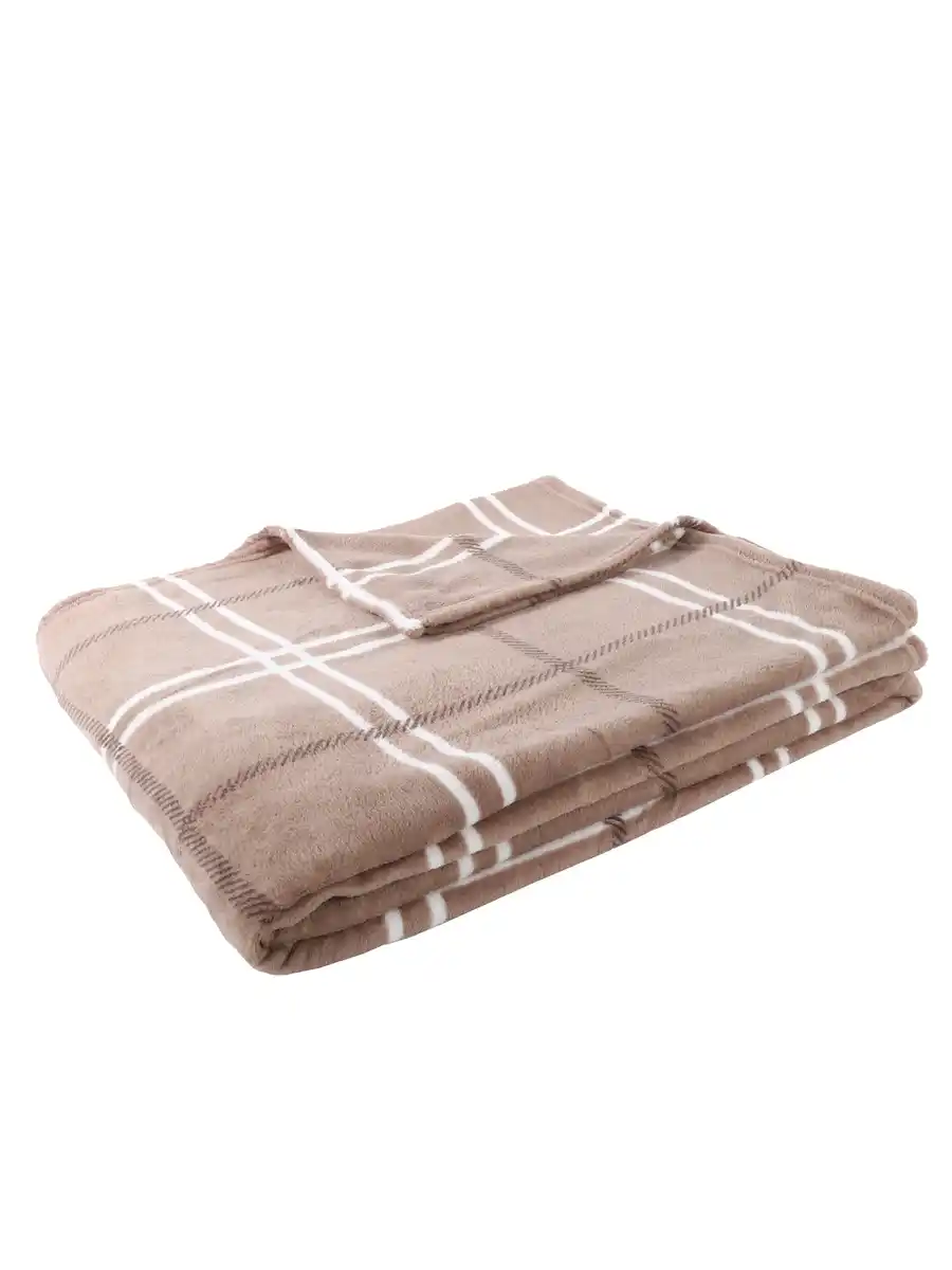 Bild 2 von Kuscheldecke Elisa, 220x240cm Braun