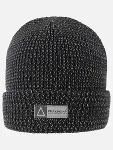 Sport Beanie, reflektierend Schwarz