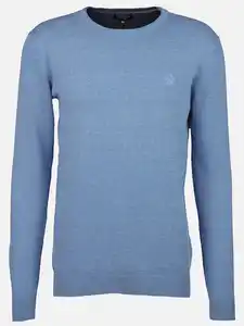 Herren Strickpullover Blau