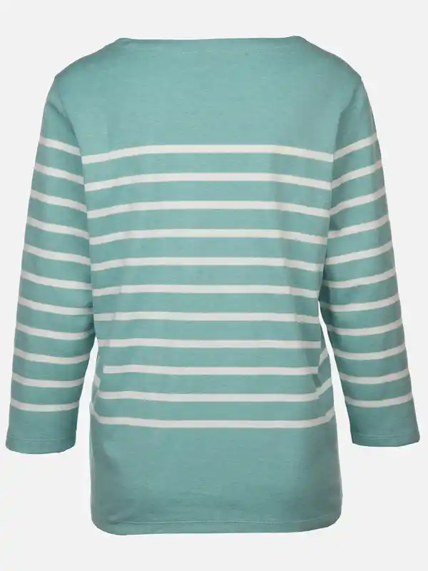 Bild 2 von Damen Strreifenshirt Türkis