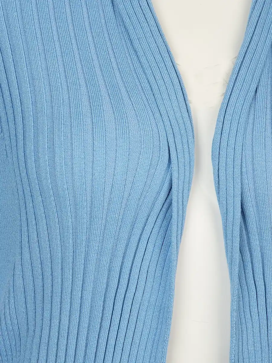 Bild 3 von Damen Ripp-Cardigan Blau