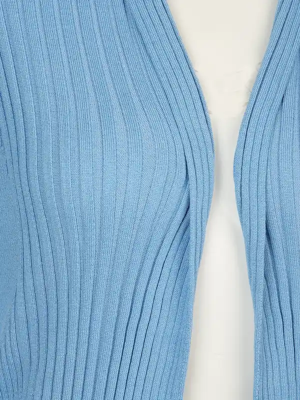 Bild 3 von Damen Ripp-Cardigan Blau