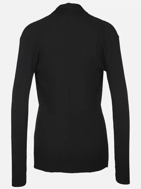 Bild 2 von Damen Ripp-Cardigan Schwarz