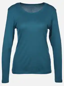 Damen Shirt mit langem Arm Türkis