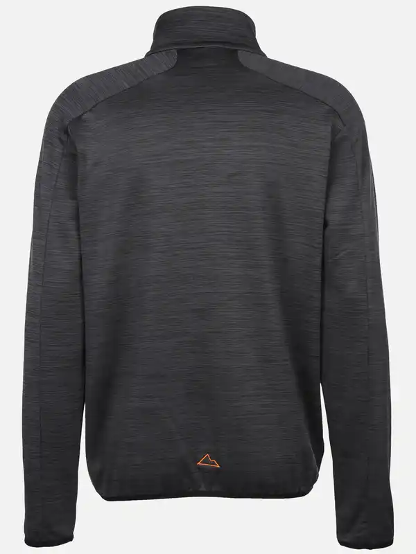 Bild 2 von Herren Fleece Jacke meliert Grau