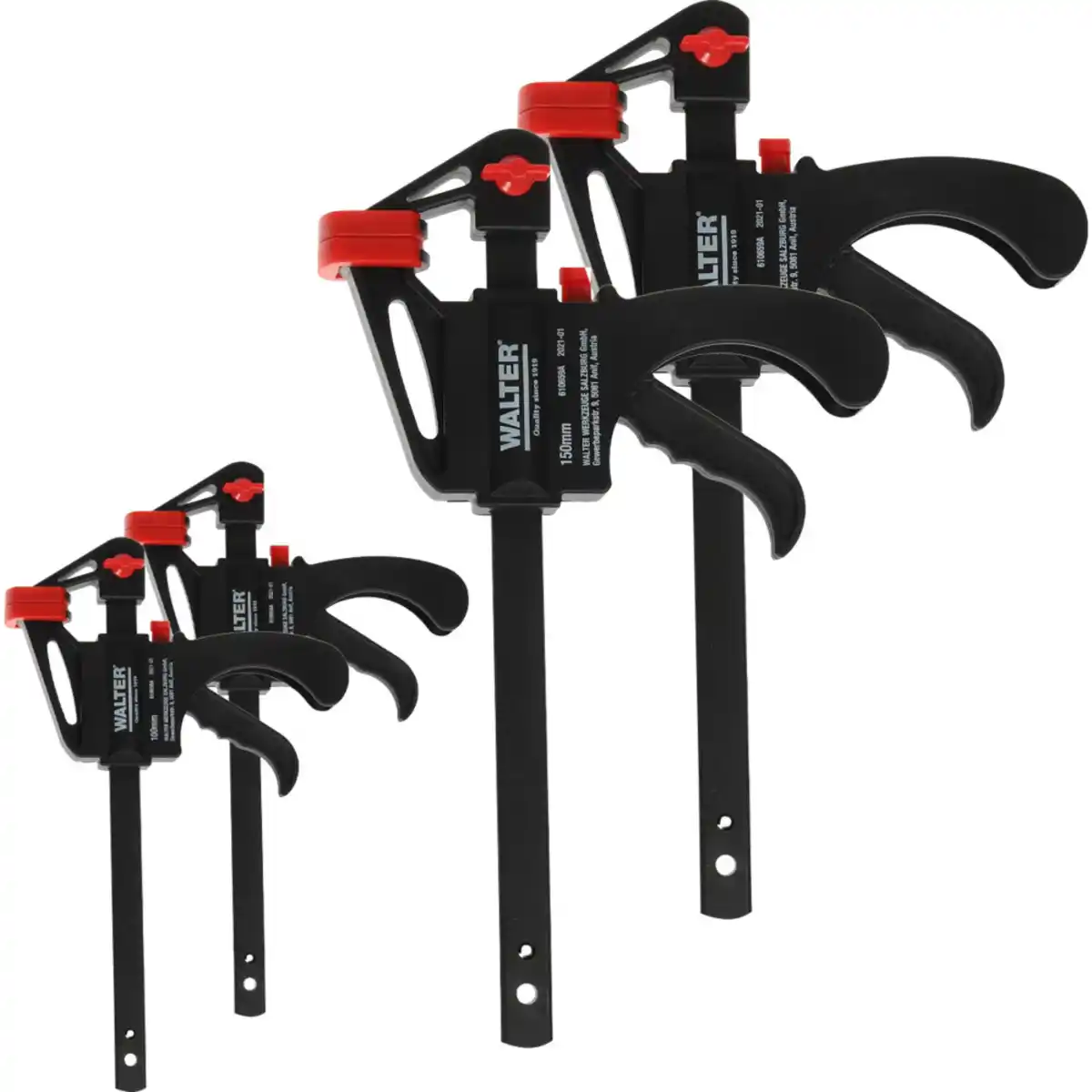 Bild 1 von WALTER Schnellspannzwingen 4-teilig