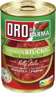 Oro di Parma Tomaten stückig mit Basilikum