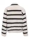 Bild 2 von Only Kids KOGAMA LS STRIPE LOOS Strefenpullover Weiß